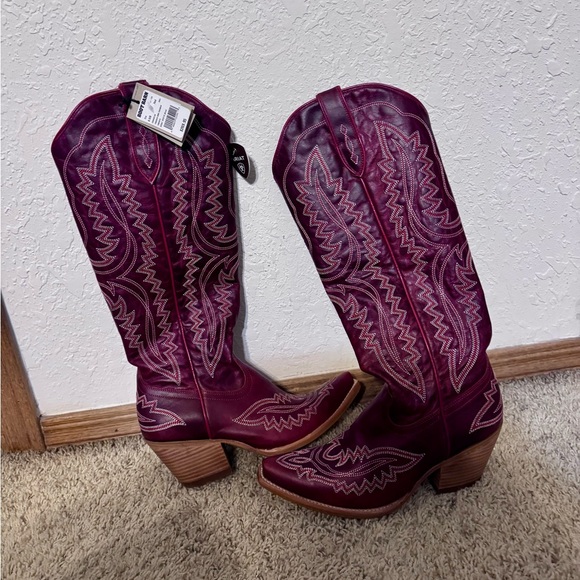 Ariat Women's Casanova Red Tall Western Boots size 8.5 - Picture 5 of 6
